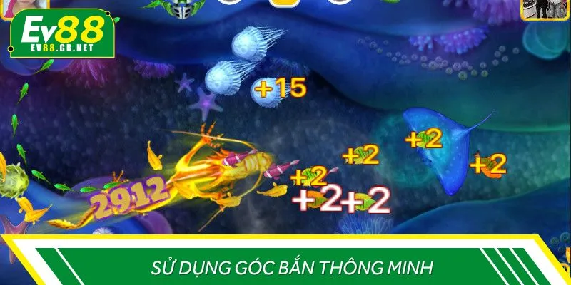 Áp dụng góc bắn hợp lý để đạt được hiệu quả mong muốn