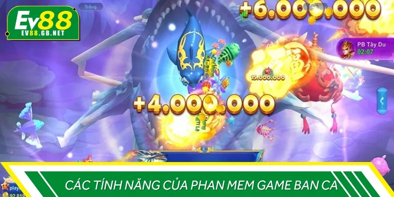 Một số tính năng đặc biệt tìm thấy ở game bắn cá